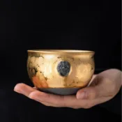 🔥臺灣出貨 建盞 金建窯 茶盞 主人杯 瑞獸 風水缸杯 陶瓷 品茗杯 功夫茶具 陶瓷杯 泡茶壺陶瓷 風水 茶杯 茶具 陶