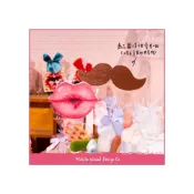 (店+)拍照道具-鬍子+嘴唇手拿板 自助婚攝 餐廳宴會 Party派對慶生 g1514