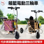 ✨可開發票✨老人代步車 電動三輪車 迷你電動購物車 摺疊三輪車 電動代步車 超市 購物 買菜 寵物 強勁爬坡