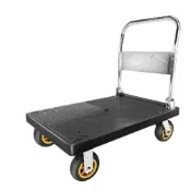 (店+)出清 重型工具車 小推車 荷重300KG 靜音手推車 平板車 搬運車 拉貨大輪子摺疊收納 靜音橡膠輪