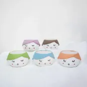(店+)可愛盆器 /多肉盆/ 陶瓷盆 /小盆栽 /多肉盆 /粗陶盆 /清新可愛花盆 /矮盆 /透氣 /園藝 /桌上盆器