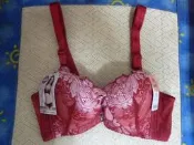 深紅單件內衣~過年喜氣內衣.32b.34b.36b.38b