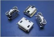 【666】A142= MicroUSB插座 麥克5PIN 帶焊腳 三星安卓手機插座可充電4PIN腳插板 MK5P(1個)