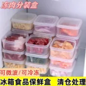 食品級保鮮收納盒蔬菜冷凍帶蓋肉類冰箱食物收納水果置物盒 冷凍保鮮盒 保鮮盒 凍肉盒 冰箱保鮮盒 密封保鮮盒 冷凍密封盒