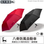 防風雨傘 自動傘 黑膠不透光 雙人傘 傘 抗UV雨傘 折傘 晴雨兩用 摺疊傘 自動摺疊傘 折傘 大傘面 防曬遮陽