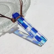 Aurora Glass (Aurora [Cobalt]) 項鍊 [可改成芳香吊墜] [定做]