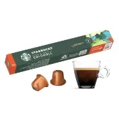【STARBUCKS 星巴克】單一產區哥倫比亞咖啡膠囊10顆/盒(適用於Nespresso膠囊咖啡機)