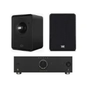 (店+)【ONKYO】A-50 串流擴大機 + Wharfedale Denton 1S 同軸書架喇叭 / 公司貨