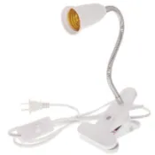 隔日到貨 E27夾燈 110V 夾燈 杯燈 軟管燈 E27燈座 蛇管燈 檯燈 led E27 工作夾燈 植物燈 電燈