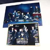 【懶得出門二手書】《fans粉絲誌144》MONSTA X 初夏男子們的美麗日記│八成新(21D34)