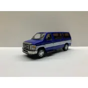 1/64 596model FORD E-350 箱型車 藍色 後門可開 現貨