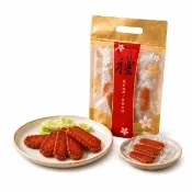 永苑行台灣野生一口烏金色禮袋2袋200g(一口吃 烏魚子 烏金 過年 中秋 年菜 年節 伴手禮盒 禮袋)