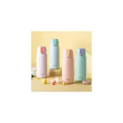 (店+)【LocknLock 樂扣樂扣】Locknlock School Fit 棉花糖一鍵式玻璃杯 370ml