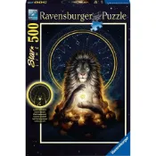 德國Ravensburger 維寶拼圖-夜光版 獅子 (500P) RV16992