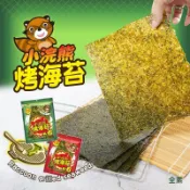 泰國【小浣熊】烤海苔 素食茶點零嘴(6片入) (30g)