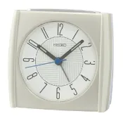 大高雄鐘錶城 seiko SK037 精工鐘 QHE205W 時尚簡約風滑動式貪睡鬧鐘/8.5*9*6.3cm｜樂天領券現折★全館特惠中★指定刷卡回饋10%