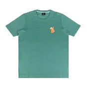 【Paul Smith】PAUL SMITH草寫LOGO油漆噴罐圖樣有機純棉短袖T恤(男款/綠x橘)