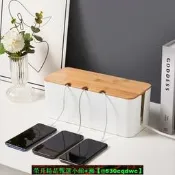 【現貨可開發票】電腦充電線家用電源排插收納盒集線盒電線桌面插座整理盒家用創意