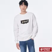 【5th STREET】 男裝 LOGO迷彩圖案長袖T恤-白色 (560914) 尺碼XL