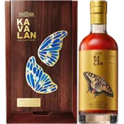 【宸瀧煙酒量販】噶瑪蘭 煙燻泥煤水楢桶威士忌原酒單一麥芽威士忌 黃鳳蝶款