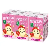 【統一】蜜豆奶 營養+豆奶 (草莓口味)250mlx6入/組  (TQF微笑標章)