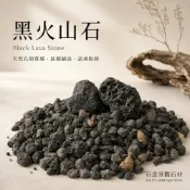 (店+)【石意景觀石材】黑火山石-19kg/裝★鵝卵石 天然石 地舖石  陽台 庭院舖石 園藝造景 魚缸水族 多肉 盆栽鋪底 