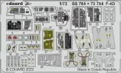 十一捌上新牛魔王 Eduard SS764 1/72 F-4D 彩色座艙蝕刻片 配 FINEMOLDS隨貨附帶收據