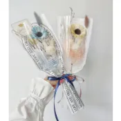 「限時特賣」 單支 向日葵花束設計 兔兔菊 索拉花 向日葵 蓬萊松 兔尾草 送禮 禮物 韓系花束 花禮 畢業花束 畢業禮