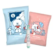 (店+)【網狐家居】LINE FRIENDS - 熊大 耍廢款 加厚真空壓縮袋 (9件組) I 收納袋 真空袋 旅行袋 真空收納袋 真空 壓縮 衣物收納