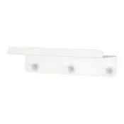 【IKEA 宜家家居】ENUDDEN 3鉤式層架，白色，30x8 公分