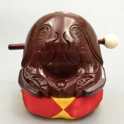 法器佛具佛堂佛龕香爐拜墊供杯果盤引慶念佛誦念經8寸草花梨木魚
