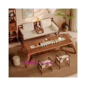 (店+)低價 新品 新中式羅漢床 純實木 家具 新中式多功能沙發 簡約 茶室禪意美人榻三件