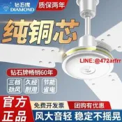 吊扇家 56寸大風力鐵葉客廳餐廳宿舍工業五葉吊式電風扇JC源頭