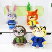 動物方城市 Zootopia 胡尼克 哈茱蒂 洪金豹 快俠 兔子 狐狸 樹懶 豹警官 珠鍊 吊飾 娃娃 玩偶 10公分高