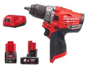 【工匠職人工具部屋】Milwaukee美沃奇 12V鋰電無碳刷震動電鑽M12 FPD-632C公司貨 含稅價