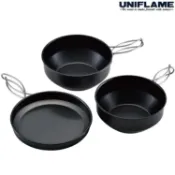 台北山水戶外用品專門店 UNIFLAME 輕量鍋具三件組 U667828