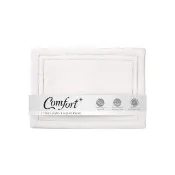 【Comfort+ 舒適家】QuickDry柔膚快乾記憶綿吸水地墊-珍珠白(瞬吸水/記憶眠/保暖保溫)