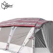 【Outdoorbase】彩繪天空4D帳篷頂布(露營帳篷 拋帳 野餐帳篷 速開帳篷 遮陽帳篷 戶外露營帳篷 遮陽)