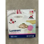 大同股東會紀念品 Luminarc樂美雅純白強化餐具2件套(沙拉碗+方形深盤)
