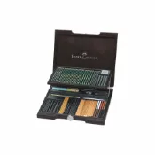 永昌創新國際有限公司 FABER-CASTELL 輝柏 專業素描套裝86項/木盒 112971【APP滿額下單10%點數(單一帳號最高1000點)】9/30止