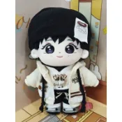JJ收藏應援小物🎤林俊傑周邊 應援 林俊傑同款JJ棉花娃娃20cm屬性毛絨玩偶明星可愛節日玩具禮品 ed6