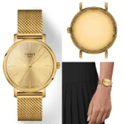 TISSOT 天梭 官方授權 Everytime 經典雋永時尚錶-T1432103302100/34mm金