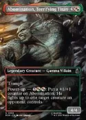 [止云卡舖] Abomination, Terrifying Titan (MSH 普 無邊框 英文 MTG 魔風)