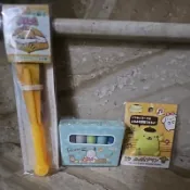 蛋黃哥 Hello Kitty 扇子 帕恰狗 5色 印章 布丁狗耳機線捲軸 原價320元