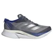 Adidas 慢跑鞋 男鞋 避震 輕量 ADIZERO BOSTON 12 灰藍【運動世界】JP7913