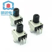 附發票  RV09型臥式可調電位器電阻 0932-B103-Y15 短柄拉花軸B10K（5個）