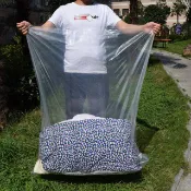 （薄款超薄才是霧面的)防塵特大透明PE塑膠袋平口袋