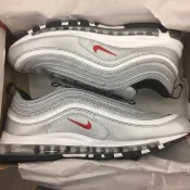 全新公司貨 NIKE AIR MAX 97 SILVER BULLET 銀彈 884421-001男女情侶鞋