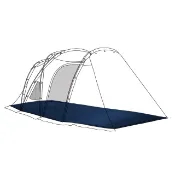 Outdoorbase OB 彩繪天空歡樂豪華2D帳篷 全覆蓋型 一房一廳帳篷防潮地布 23151 綠野山房