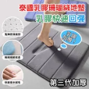 🔥第三代升級 泰國乳膠加厚珊瑚絨地墊🔥 記憶地墊 腳踏墊 防滑墊腳踏墊 浴室腳踏墊 吸水地墊 臥室地墊 記憶棉吸水地墊